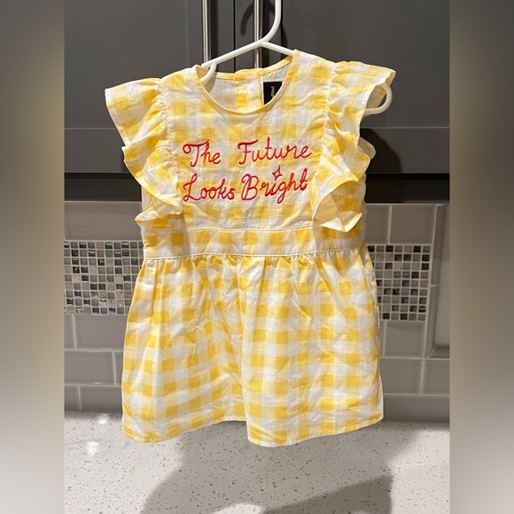Mini Rodini Other - Mini Rodini Gingham Checkered The Future looks bright Dress